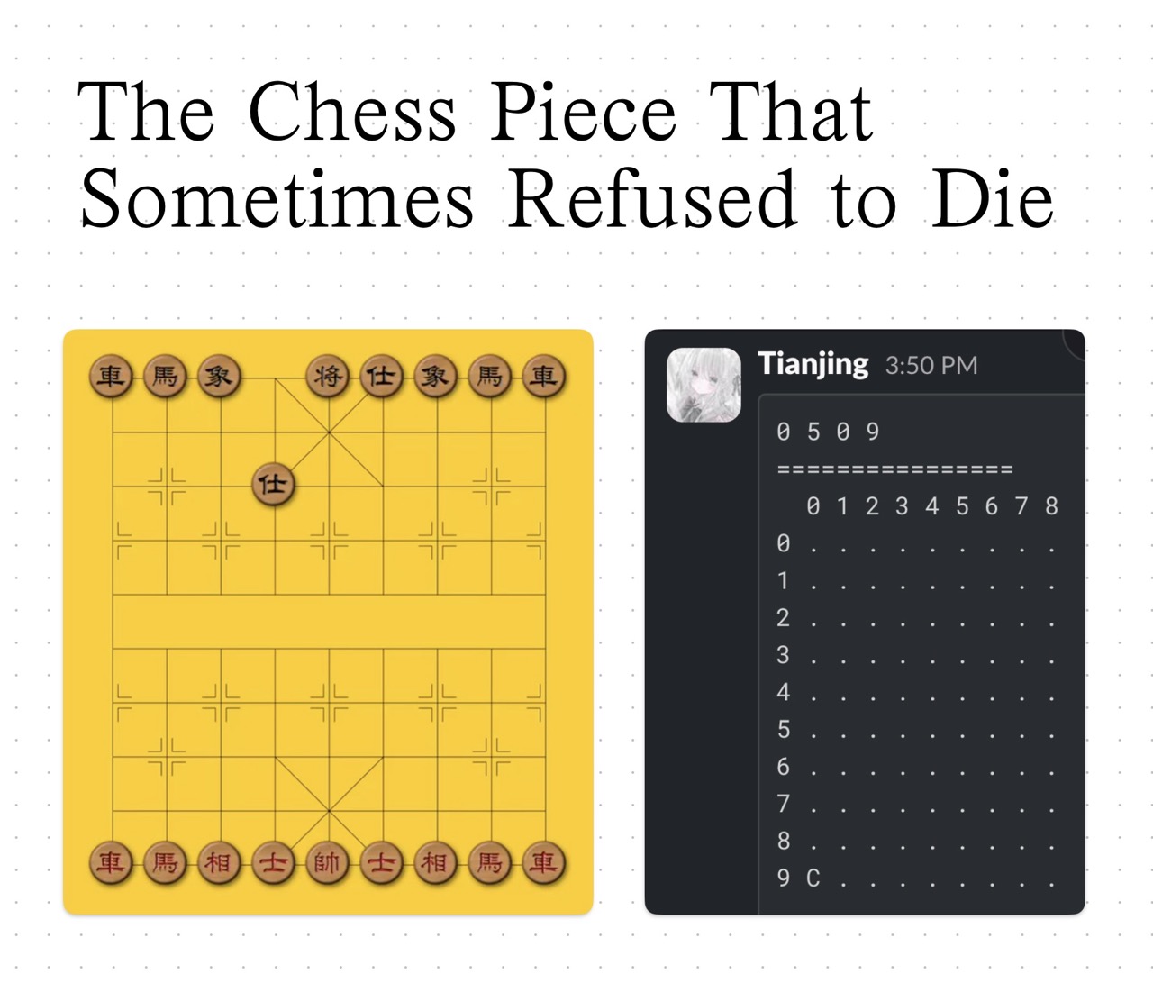 The Chess Piece That Sometimes Refused to Die